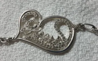 Collana lunga Guess argento