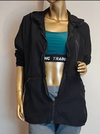 Chaqueta running Kiprun mujer negra
