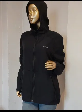 Chaqueta running Kiprun mujer negra