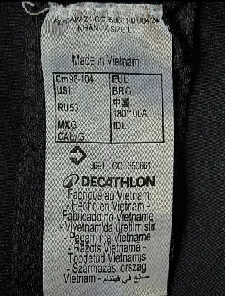 Chaqueta running Kiprun mujer negra