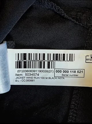 Chaqueta running Kiprun mujer negra