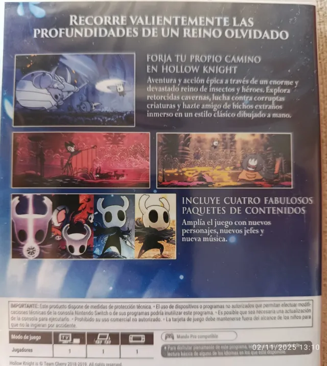 (PRECINTADO) Hollow Knight Nintendo Switch