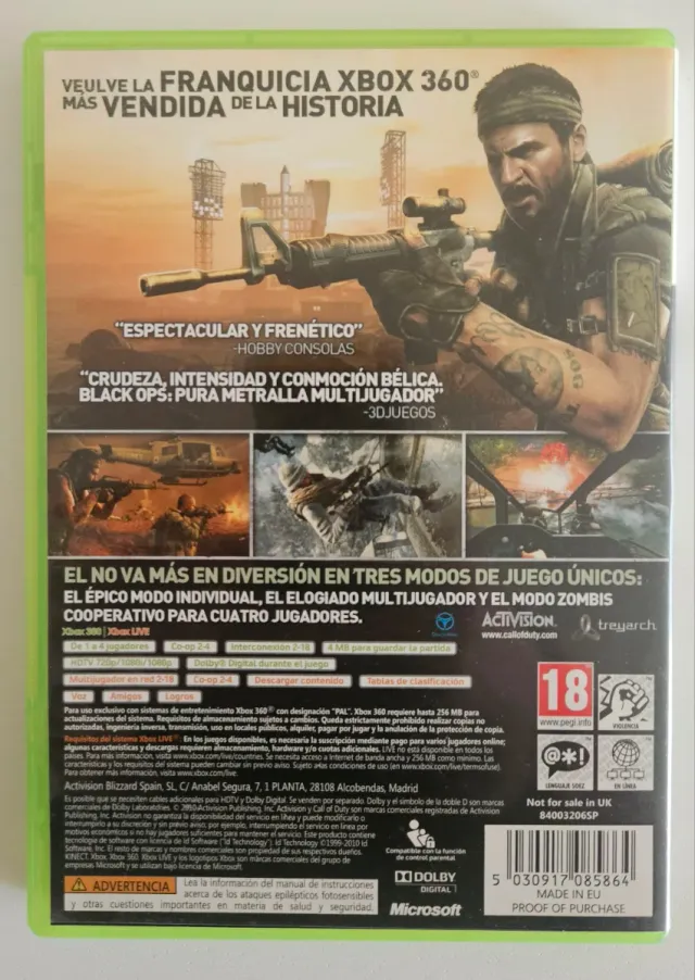 Call of Duty: Black Ops Xbox 360