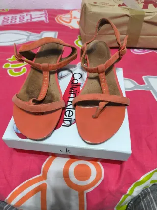 Sandalias Clarks Naranja Talla 38
