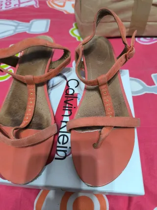 Sandalias Clarks Naranja Talla 38