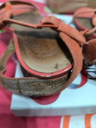 Sandalias Clarks Naranja Talla 38