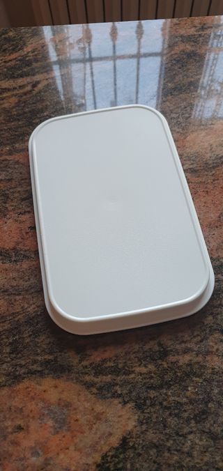 Contenitore porta formaggio Tupperware blu