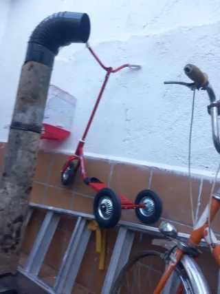 Patinete infantil 3 ruedas rojo