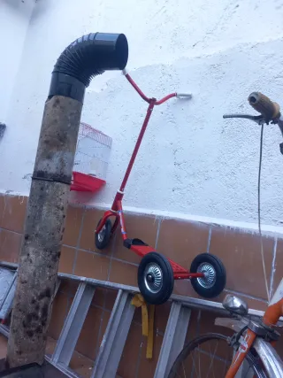 Patinete infantil 3 ruedas rojo