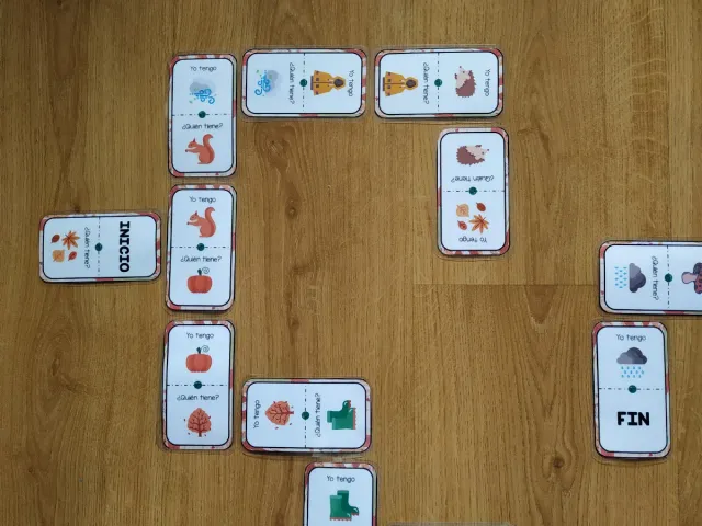 Dominó de imágenes divertido YO TENGO¿QUIÉN TIENE?