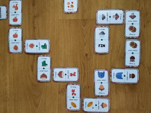 Dominó de imágenes divertido YO TENGO¿QUIÉN TIENE?