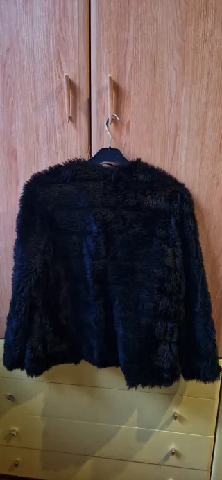 Pelliccetta ecologica nera taglia M