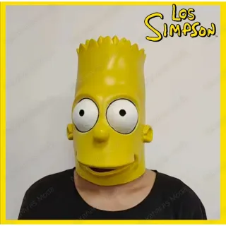 Disfraz Bart Simpson Máscara Los Simpsons