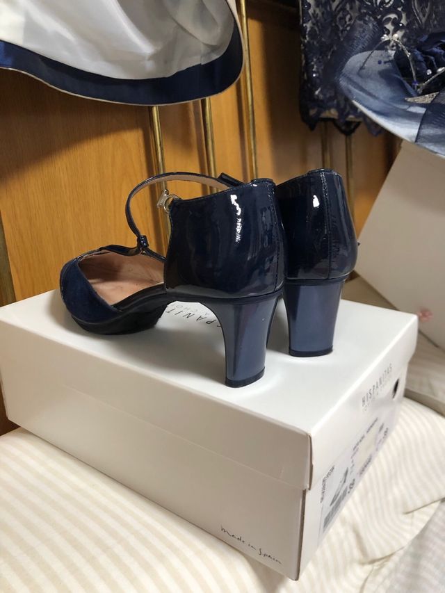 Zapatos Hispanitas Azul Marino Talla 39