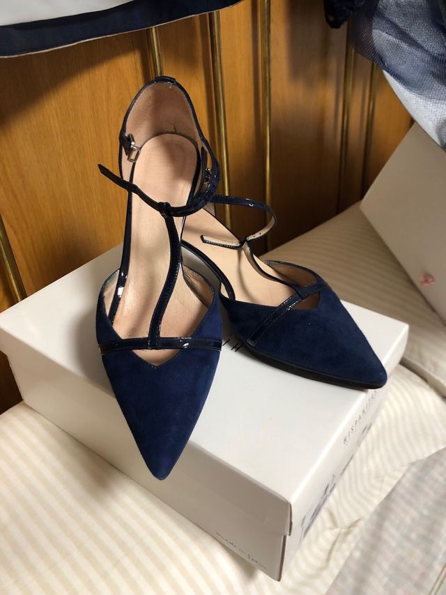 Zapatos Hispanitas Azul Marino Talla 39