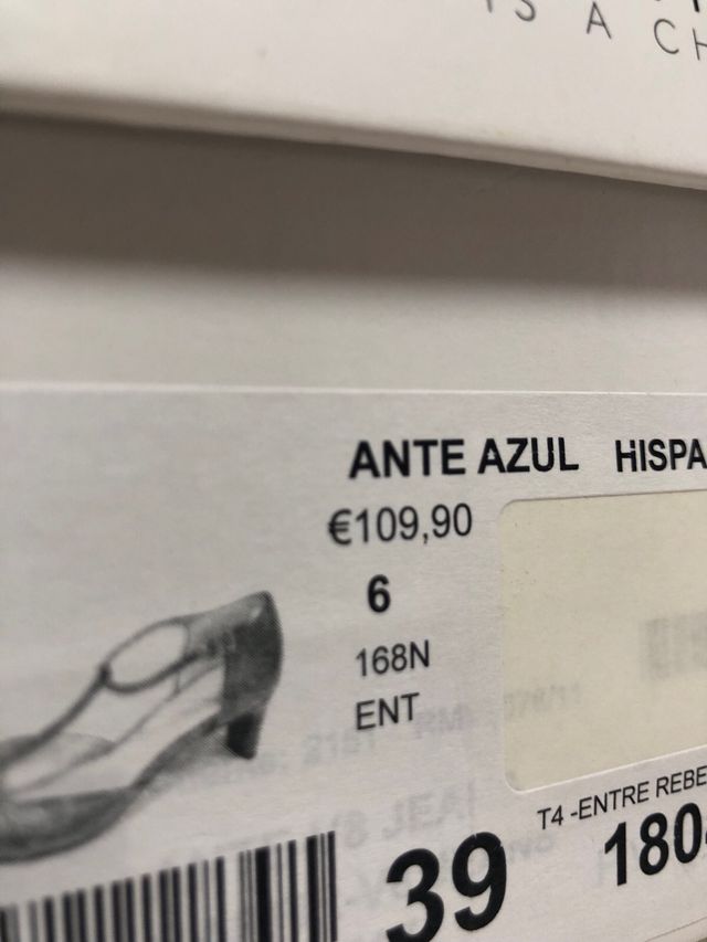 Zapatos Hispanitas Azul Marino Talla 39