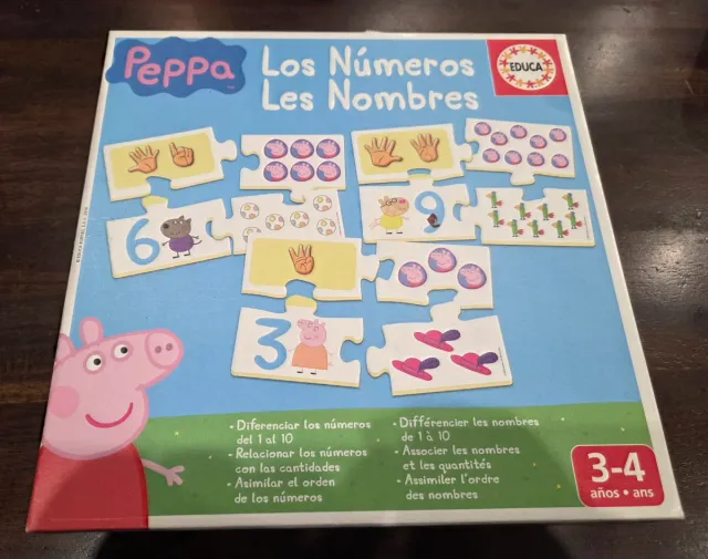 Puzzle Educa Peppa Pig Números 1-10