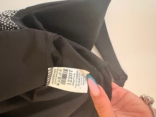 Abito da sera donna nero con strass