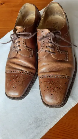 Zapatos de vestir cuero hombre T42