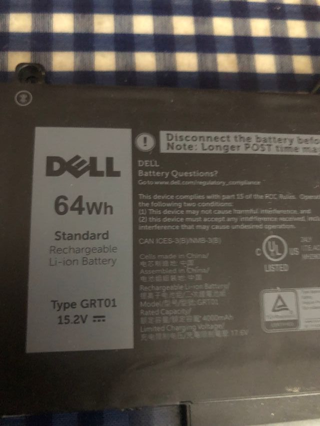 Batería original  Dell GRT01 64Wh 15.2V