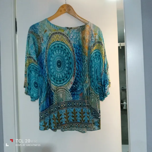 Blusón señora estampado multicolor