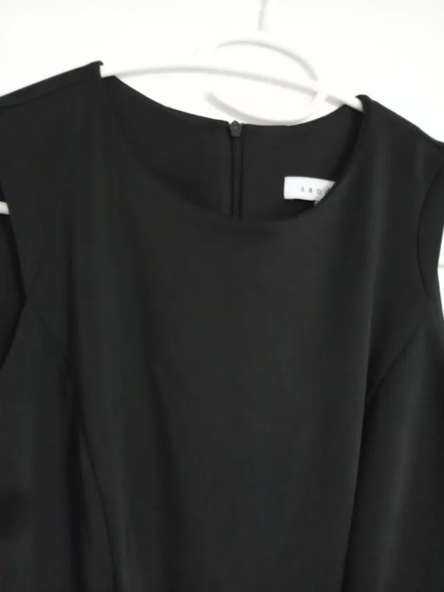 Vestido Negro Sin Mangas Sandro 