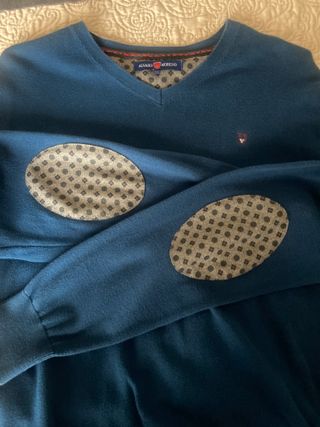 Lote de 4 Jerseys Alvaro Moreno V-neck con coderas