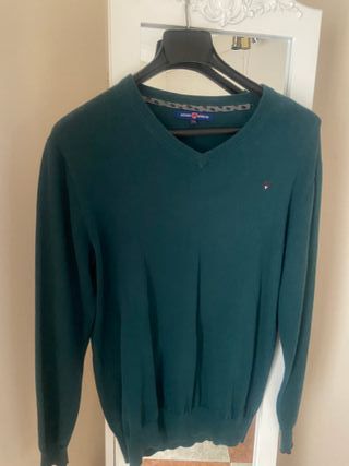 Lote de 4 Jerseys Alvaro Moreno V-neck con coderas