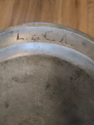 Set 5 Piatti Antichi in Peltro