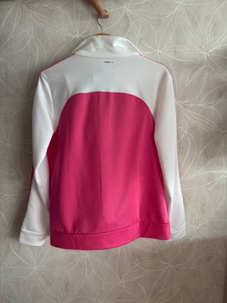 Chándal Adidas chica rosa y blanco