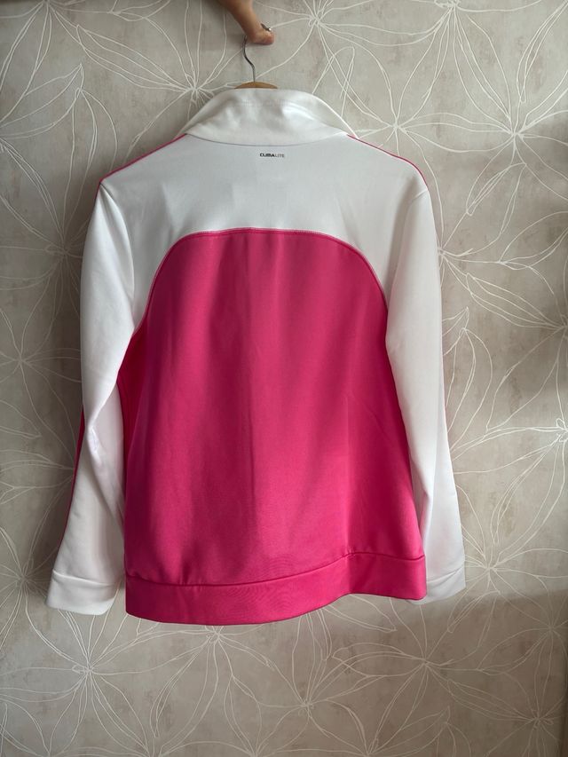 Chándal Adidas chica rosa y blanco