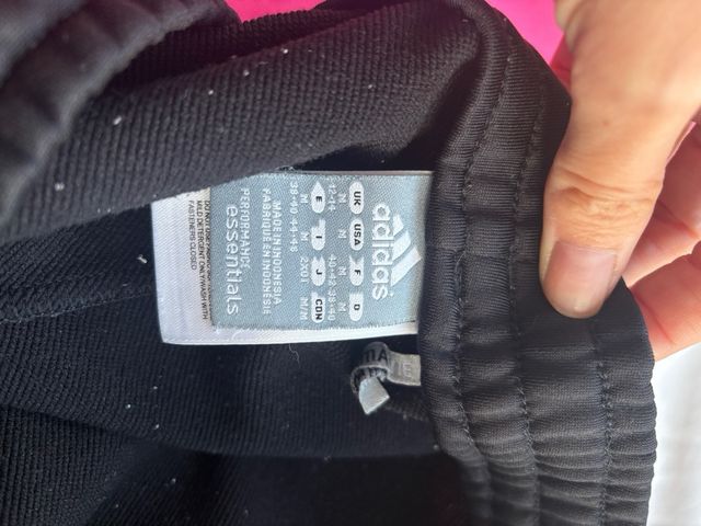 Chándal Adidas chica rosa y blanco