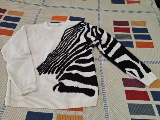 Jersey Desigual Mujer Rayas Cebra