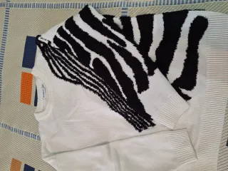 Jersey Desigual Mujer Rayas Cebra