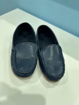 Mocasines niño azul serpiente