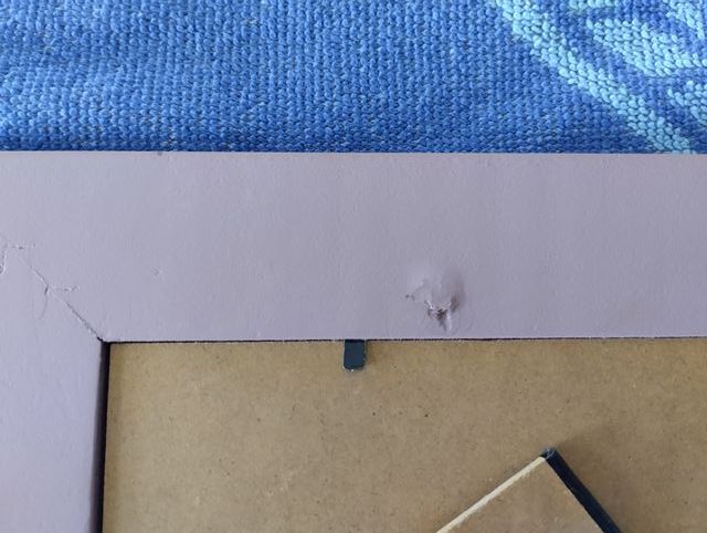 Marco de fotos rosa con estrellas