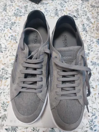 Zapatillas Geox Hombre Grises