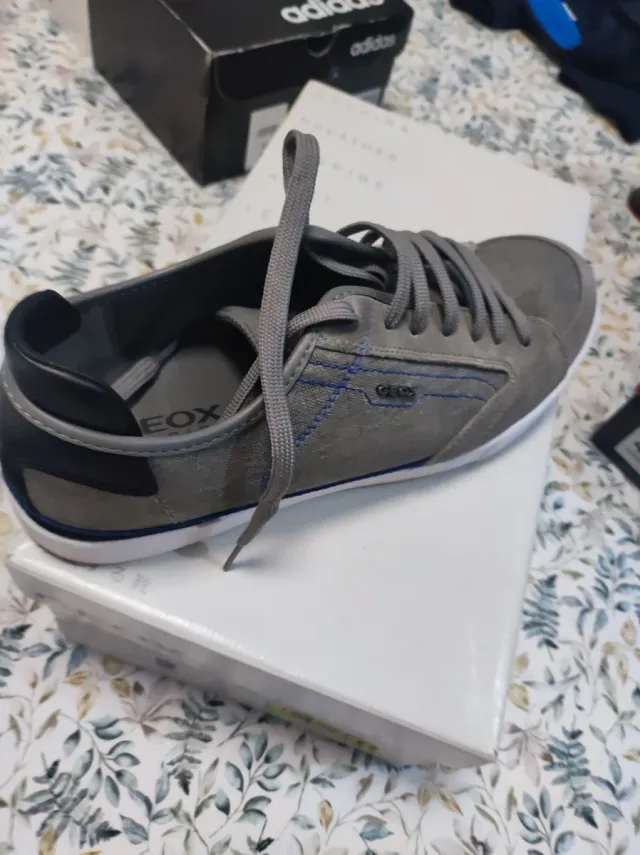 Zapatillas Geox Hombre Grises