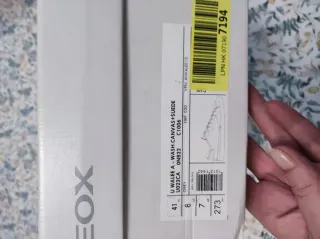 Zapatillas Geox Hombre Grises