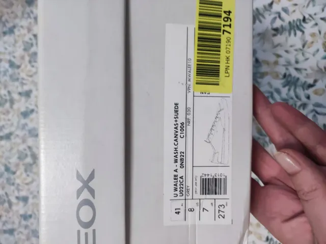 Zapatillas Geox Hombre Grises