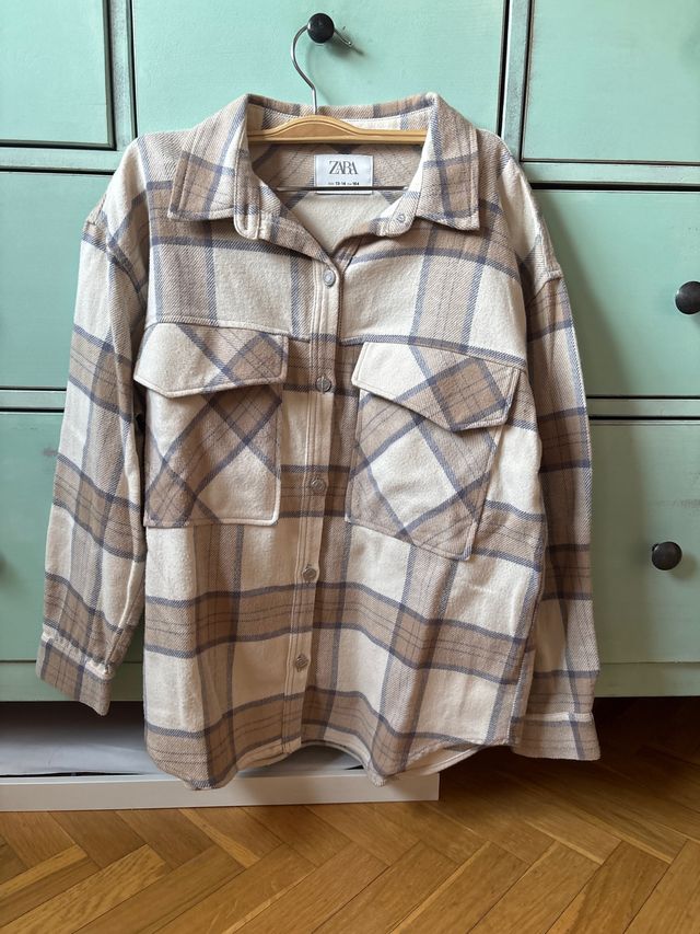Sobrecamisa Zara cuadros niña