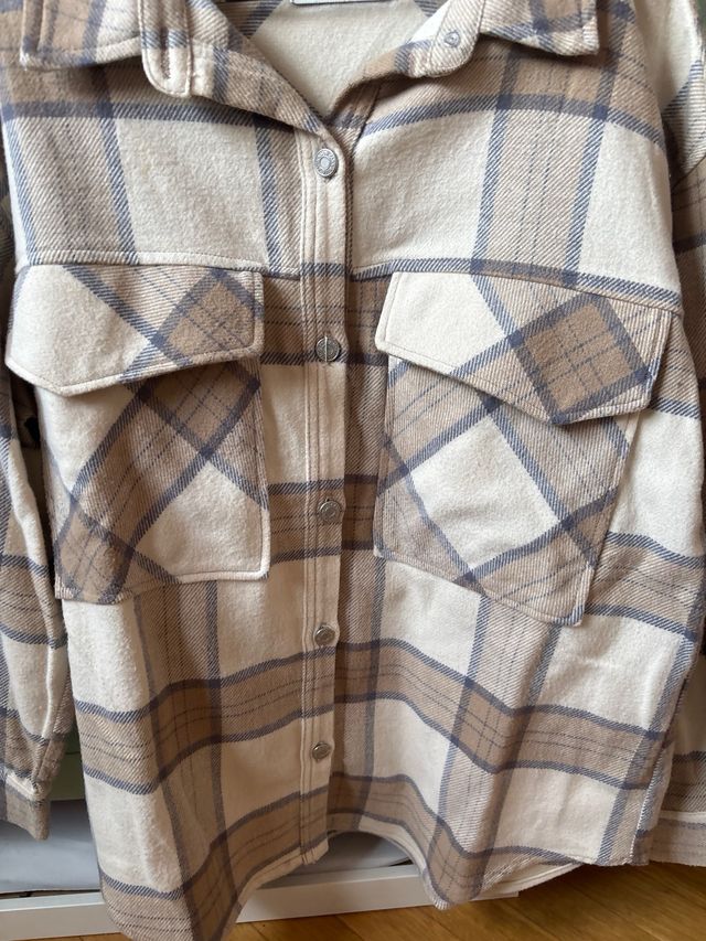 Sobrecamisa Zara cuadros niña