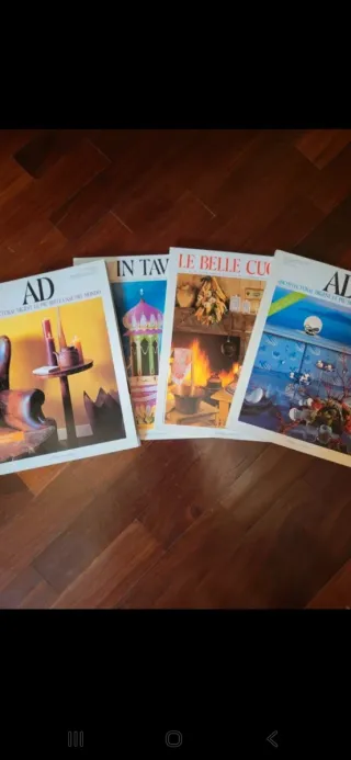 Riviste anni 90 e 2000 di arredamento e design