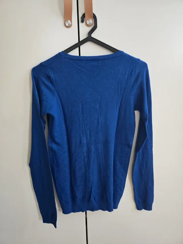 Cardigan Stradivarius Azul