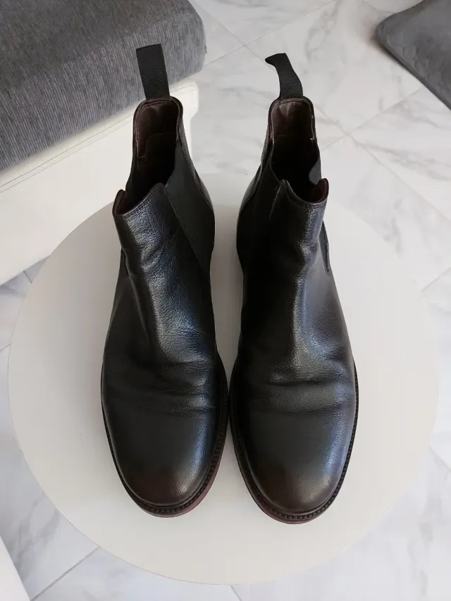 Botas Chelsea hombre negras