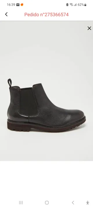 Botas Chelsea hombre negras
