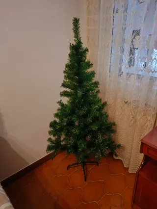 Árbol de Navidad artificial verde 