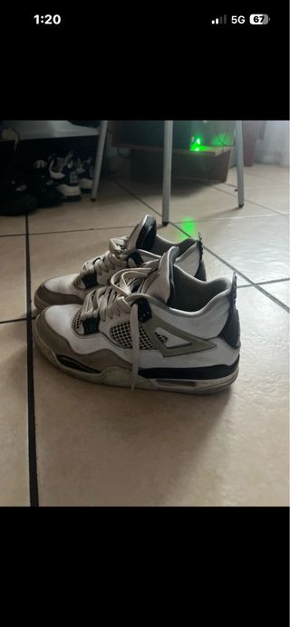 Scarpe Jordan Grigie Bianche