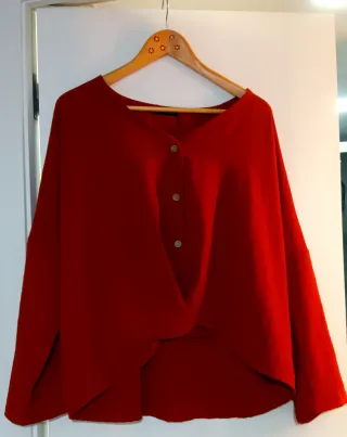 Blusa roja talla única