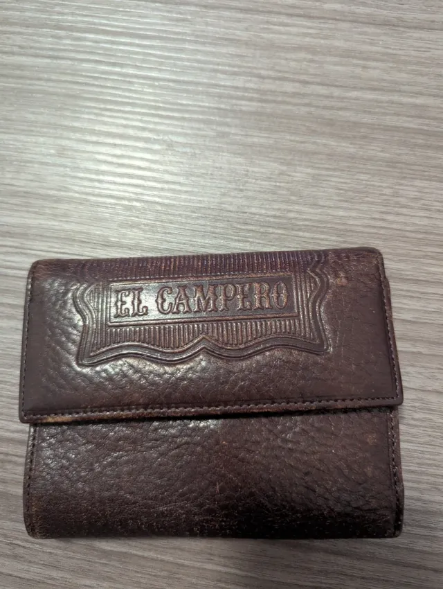 Portafoglio El Campero marrone in pelle